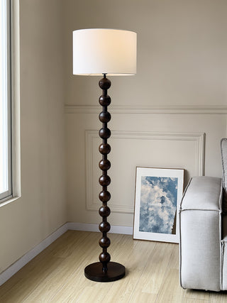 Paston Lampadaire en Bois Et Tissu