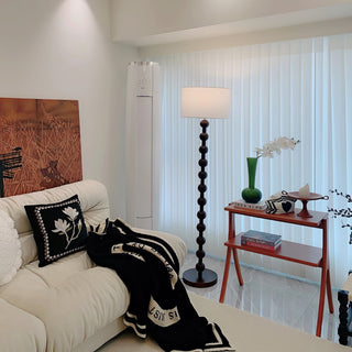 Paston Lampadaire en Bois Et Tissu