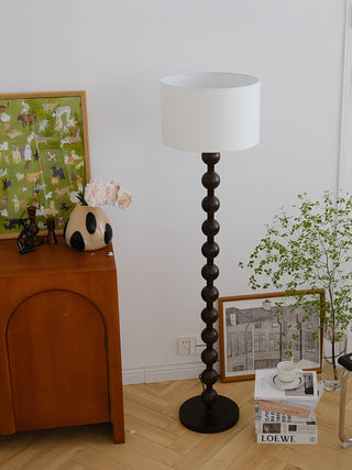 Paston Lampadaire en Bois Et Tissu