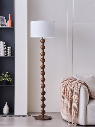 Paston Lampadaire en Bois Et Tissu