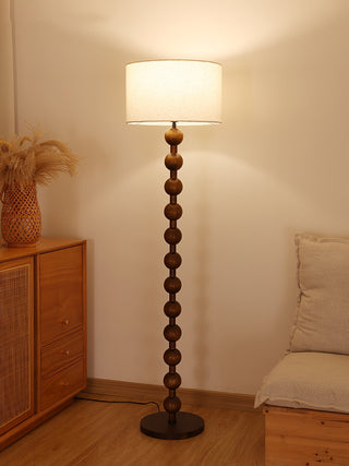 Paston Lampadaire en Bois Et Tissu