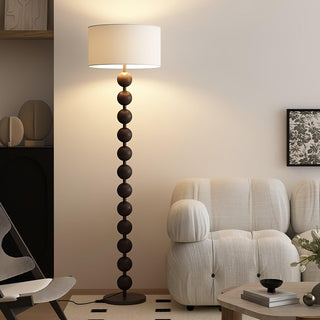 Paston Lampadaire en Bois Et Tissu