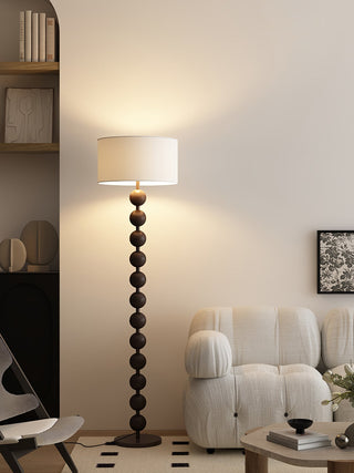Paston Lampadaire en Bois Et Tissu