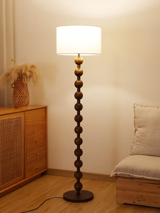 Paston Lampadaire en Bois Et Tissu