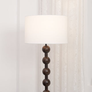 Paston Lampadaire en Bois Et Tissu