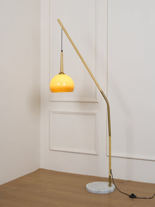 Catalil Lampadaire en Verre Rétro