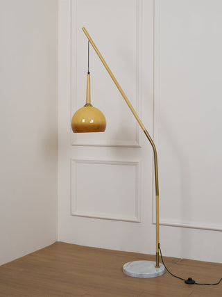 Catalil Lampadaire en Verre Rétro