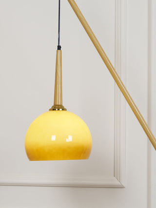 Catalil Lampadaire en Verre Rétro