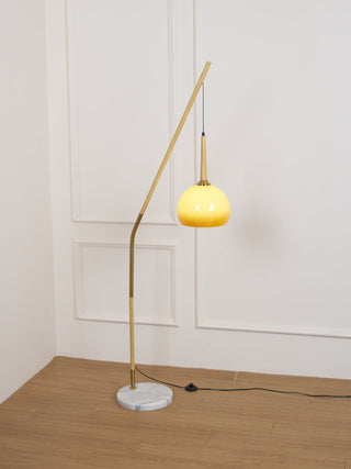 Catalil Lampadaire en Verre Rétro
