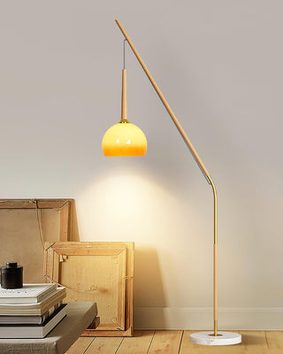 Catalil Lampadaire en Verre Rétro