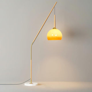 Catalil Lampadaire en Verre Rétro