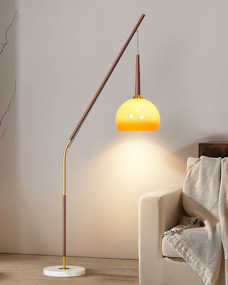 Catalil Lampadaire en Verre Rétro