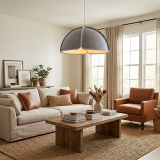 Hush Acoustic Felt Pendant Lamp-Neutral Decor