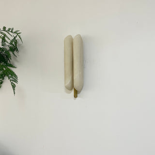 Husk Alabaster Wall Sconce-Neutral Decor