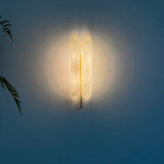 Husk Alabaster Wall Sconce-Neutral Decor