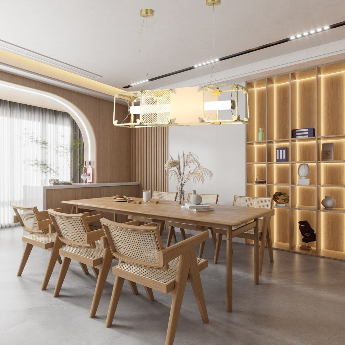 Zorira Premium Nordic Art Laiton Suspension