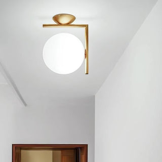 Joanna Applique Murale Moderne Minimaliste en Verre Soufflé Opale