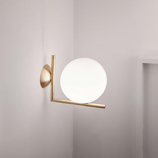 Joanna Applique Murale Moderne Minimaliste en Verre Soufflé Opale