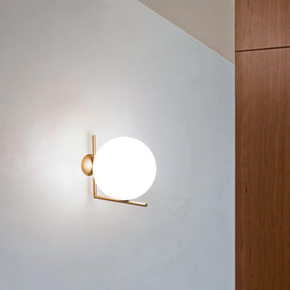 Joanna Applique Murale Moderne Minimaliste en Verre Soufflé Opale