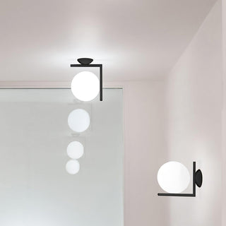 Joanna Applique Murale Moderne Minimaliste en Verre Soufflé Opale