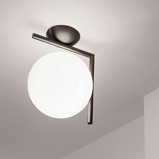 Joanna Applique Murale Moderne Minimaliste en Verre Soufflé Opale