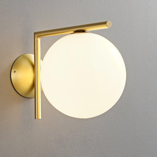 Joanna Applique Murale Moderne Minimaliste en Verre Soufflé Opale