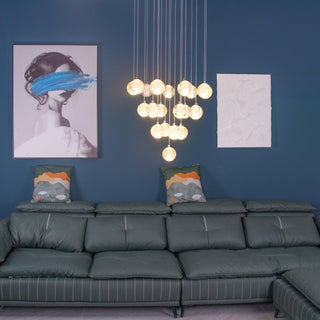 Crystal Bubbles Balls Pendant Lamp-Neutral Decor