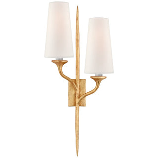 Velirara Applique Murale Tissu Laiton Industriel Vintage