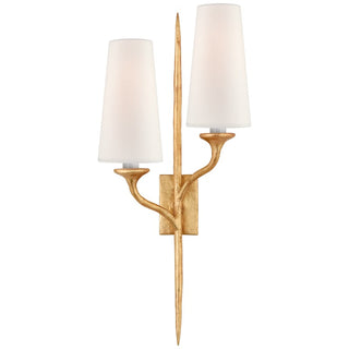Velirara Applique Murale Tissu Laiton Industriel Vintage