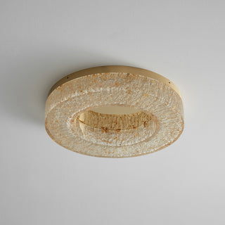 AshaionisPlafonnier en Résine Cercle Craqué Glacé