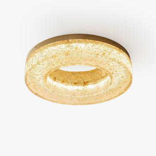 AshaionisPlafonnier en Résine Cercle Craqué Glacé