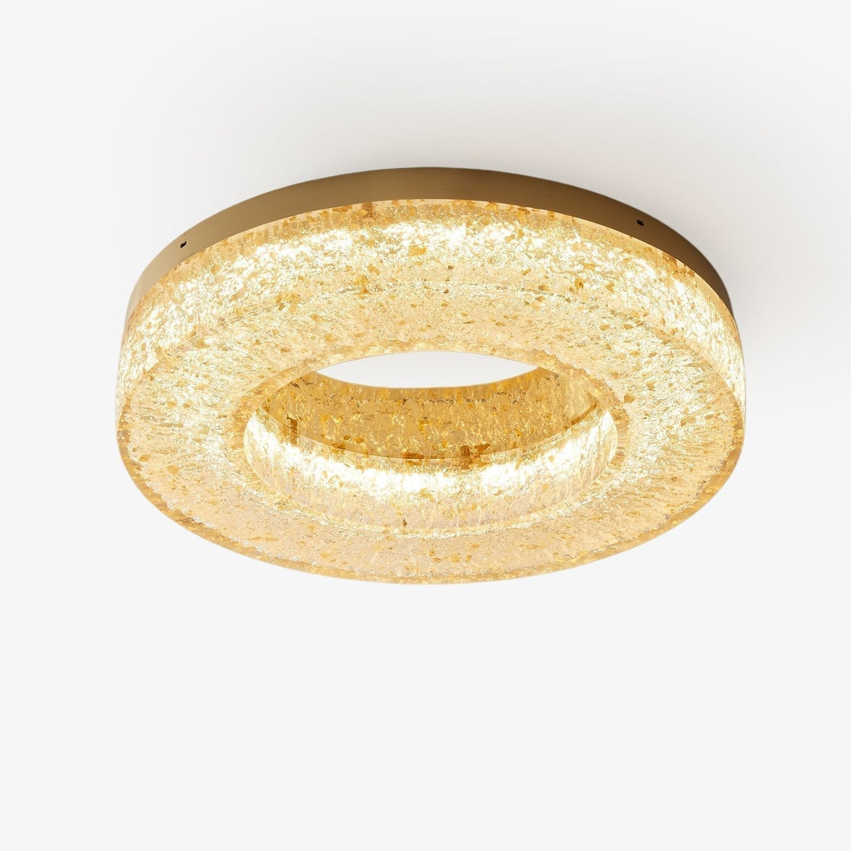 AshaionisPlafonnier en Résine Cercle Craqué Glacé