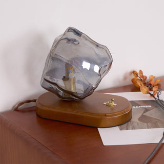 Maris Lampe de Table en Bois d'Art