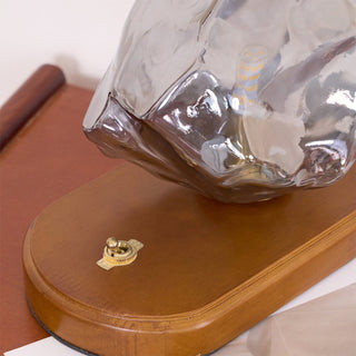Maris Lampe de Table en Bois d'Art