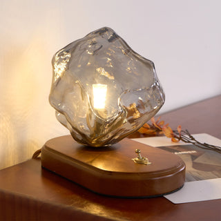 Maris Lampe de Table en Bois d'Art