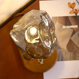 Maris Lampe de Table en Bois d'Art