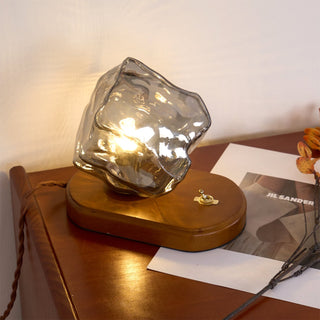 Maris Lampe de Table en Bois d'Art