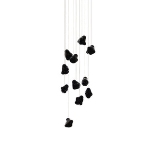 Vasilen Suspension Verre Noir Pier Glacé Minimaliste Moderne