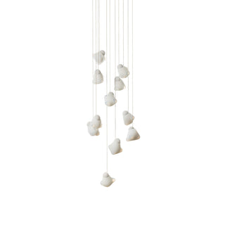 Vasilen Suspension Verre Noir Pier Glacé Minimaliste Moderne