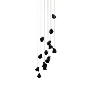 Vasilen Suspension Verre Noir Pier Glacé Minimaliste Moderne
