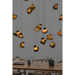 Vasilen Suspension Verre Noir Pier Glacé Minimaliste Moderne