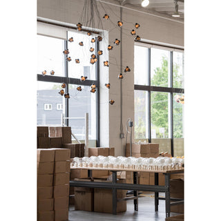 Vasilen Suspension Verre Noir Pier Glacé Minimaliste Moderne