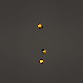 Vasilen Suspension Verre Noir Pier Glacé Minimaliste Moderne