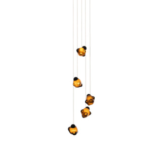 Vasilen Suspension Verre Noir Pier Glacé Minimaliste Moderne