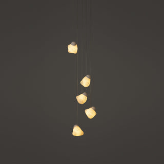 Vasilen Suspension Verre Noir Pier Glacé Minimaliste Moderne