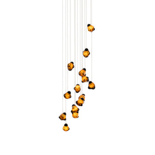Vasilen Suspension Verre Noir Pier Glacé Minimaliste Moderne