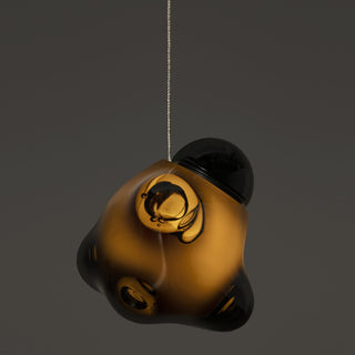 Vasilen Suspension Verre Noir Pier Glacé Minimaliste Moderne