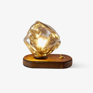 Maris Lampe de Table en Bois d'Art