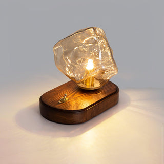 Maris Lampe de Table en Bois d'Art