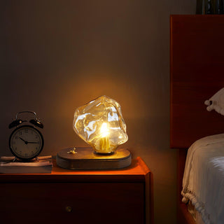 Maris Lampe de Table en Bois d'Art